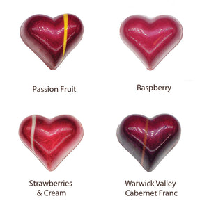 Gourmet Chocolate Hearts (4 Pieces)