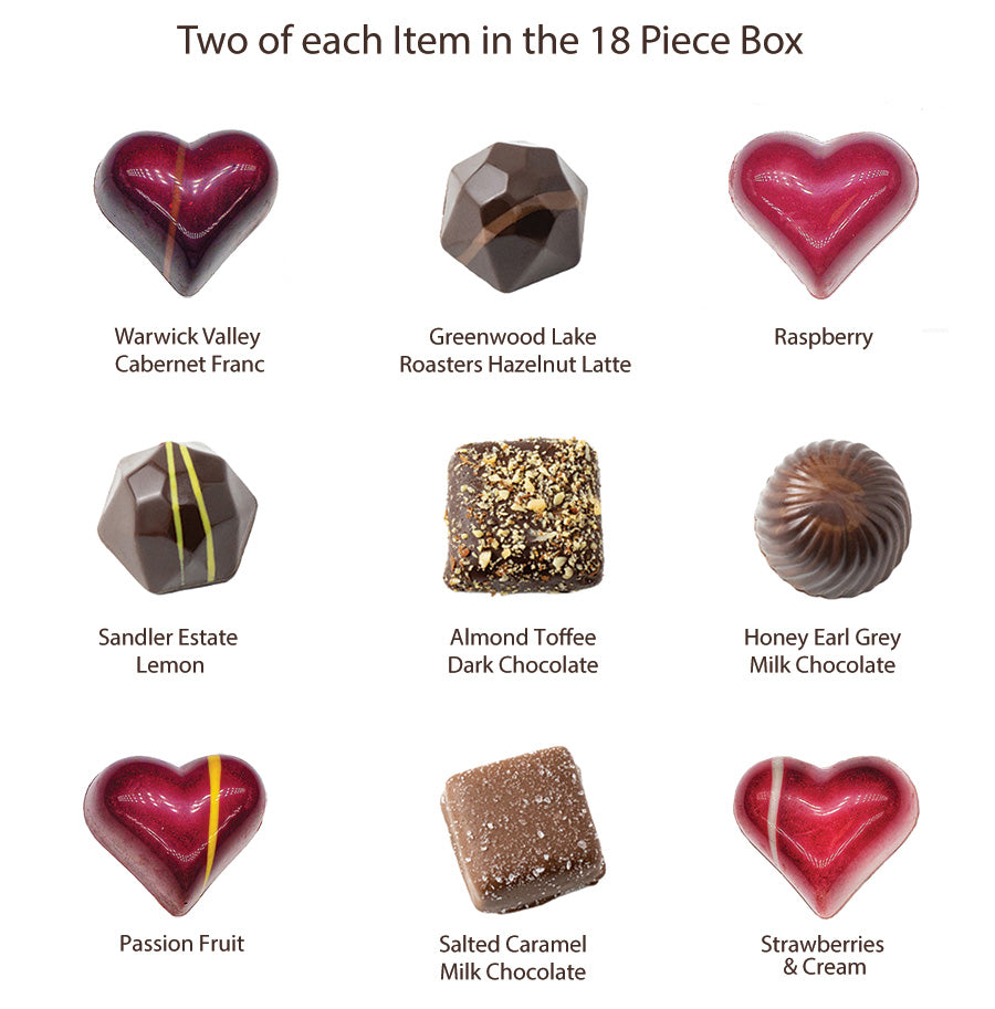 Gourmet Chocolate Assortment (18 Pieces)