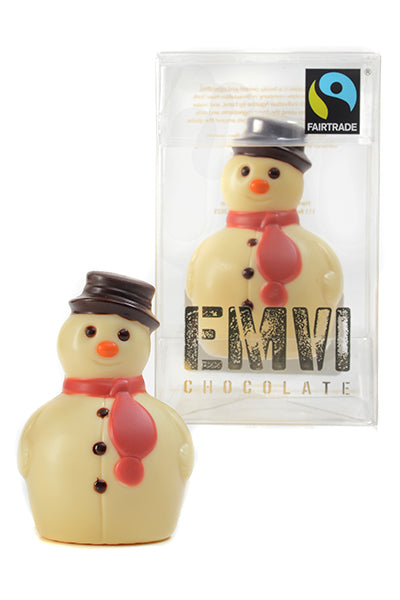 Fair Trade White Chocolate Snowman