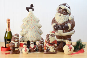 Milk Chocolate Santa Claus with Gifts