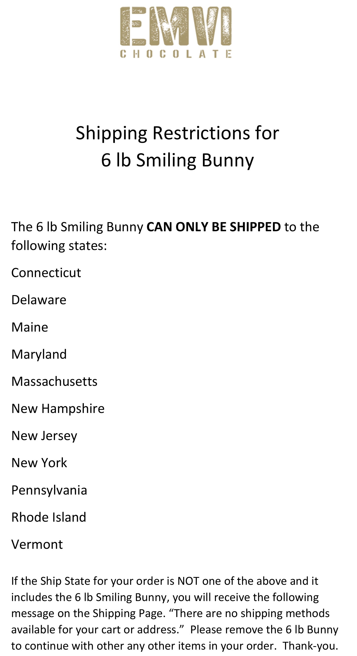 Smiling Easter Bunny (6 lb) Available in Select States