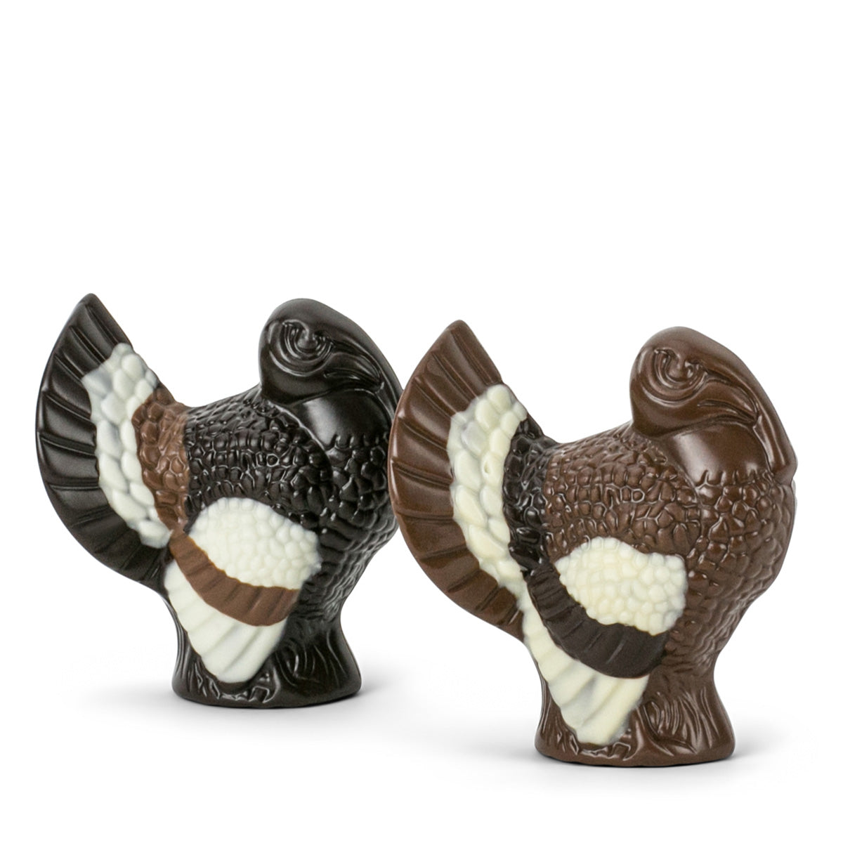 Fair Trade Chocolate Turkey - Milk and Dark Chocolate