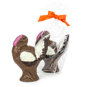 8 ozs of delicious Chocolate hand-crafted into handsome turkeys for Hostess gift & Thanksgiving treat