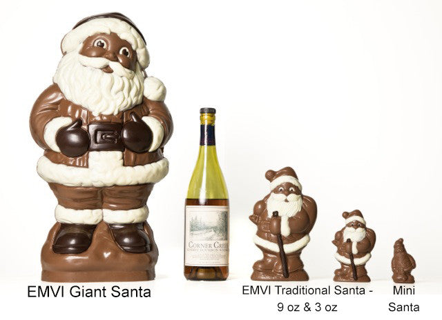 Giant Chocolate Santa