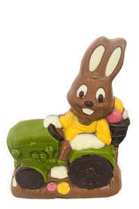 Easter Bunny on Tractor